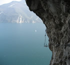lago di Garda arrampicata sentiero dei contrabandieri